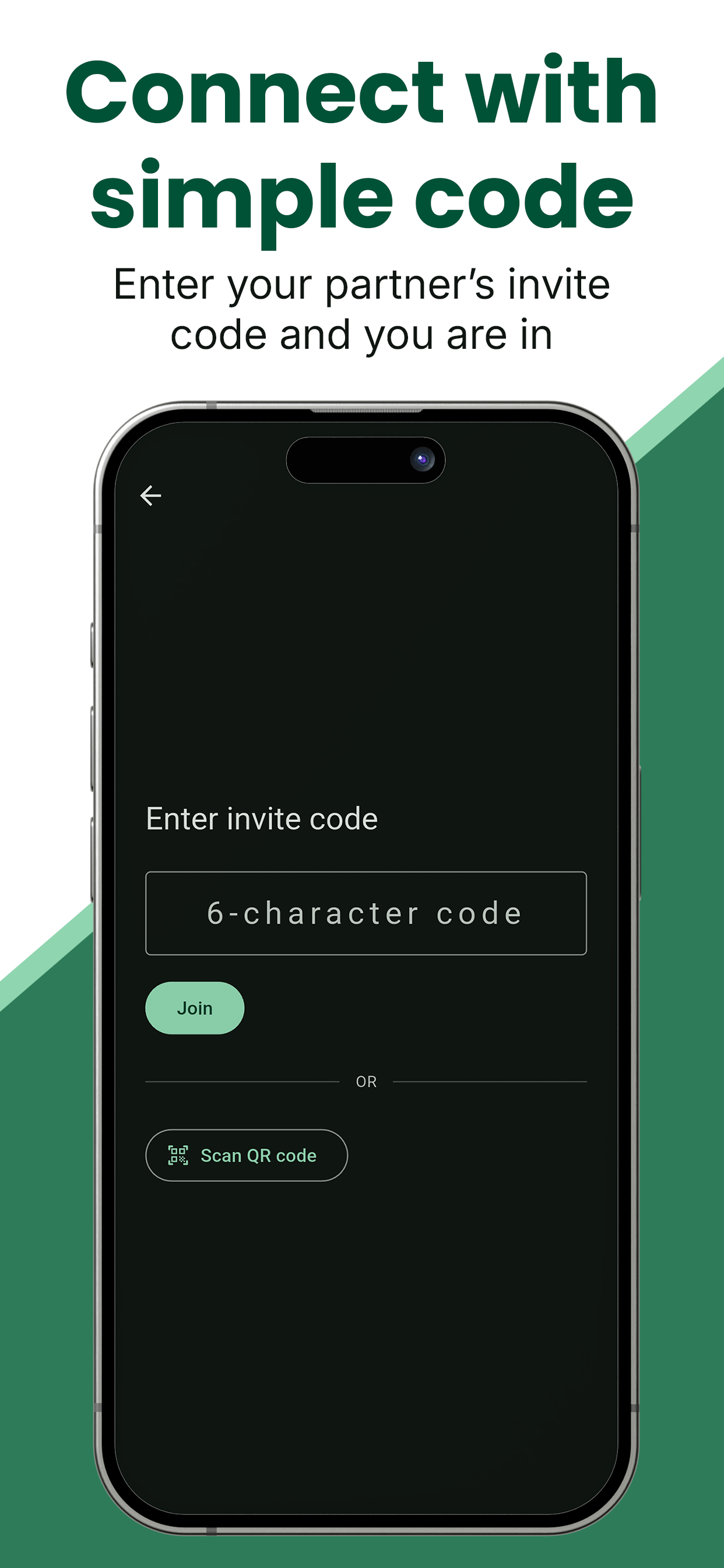 Join household with invite code
